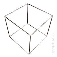 Разборный куб для воздушной гимнастики.